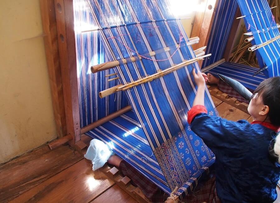 ブータンの織り