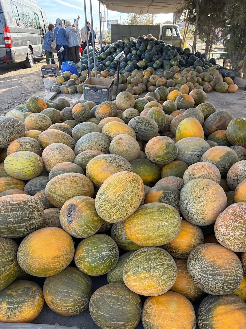 ウズベキスタンのメロン