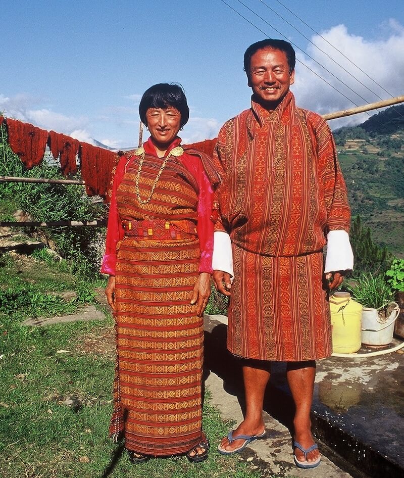 ブータンの染色